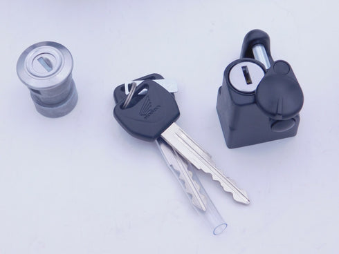 HONDA LOCK SET KEY SWITCH CRF250L/LA 13-2020  IGNITION SEAT LOCK FUEL CAP OEM